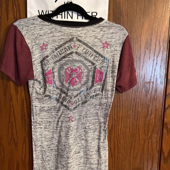 American fighter T-shirt size Large. Bought from the store Buckle - Picture 2 of 2